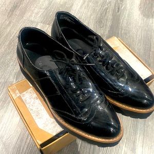 Madden girl sz 9 Blk patent shoes